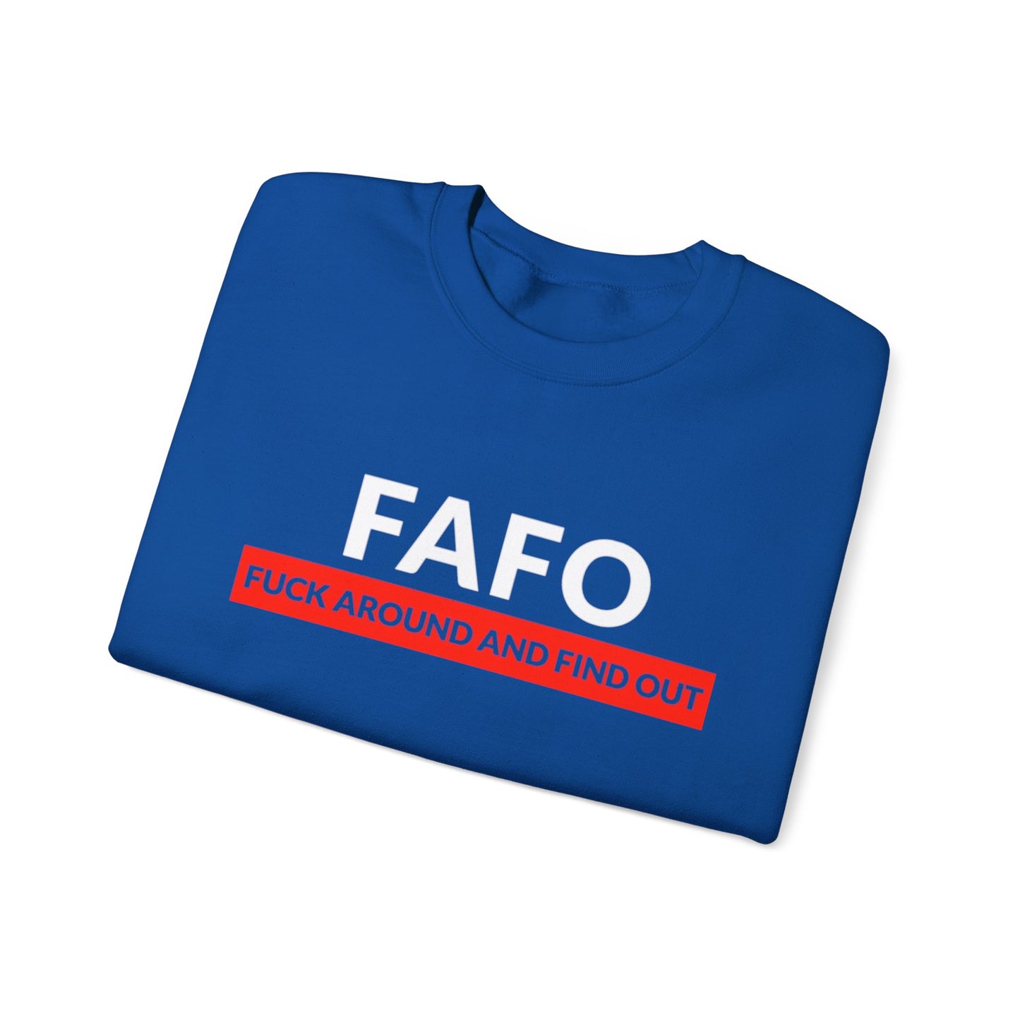 "FAFO" Unisex Heavy Blend™ Crewneck Sweatshirt