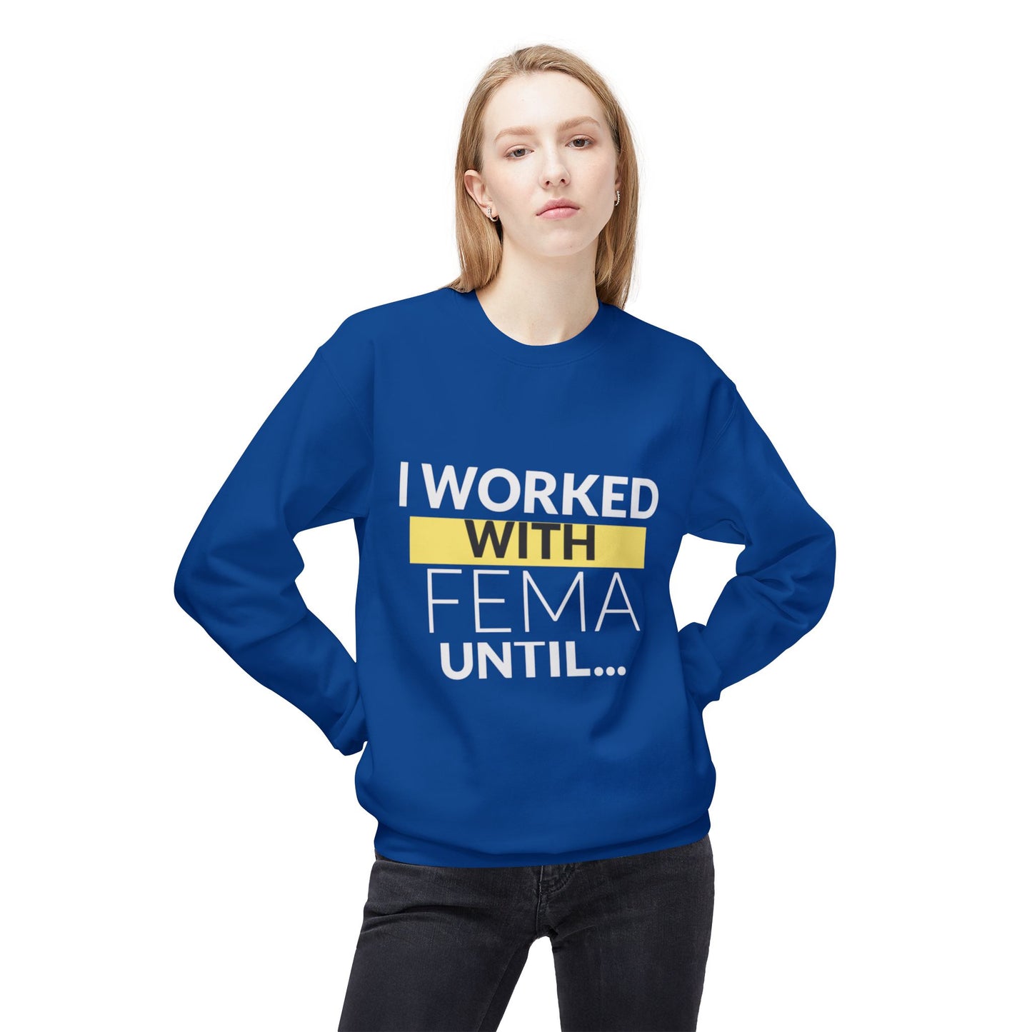 "FEMA" Unisex Midweight Softstyle Fleece Crewneck Sweatshirt