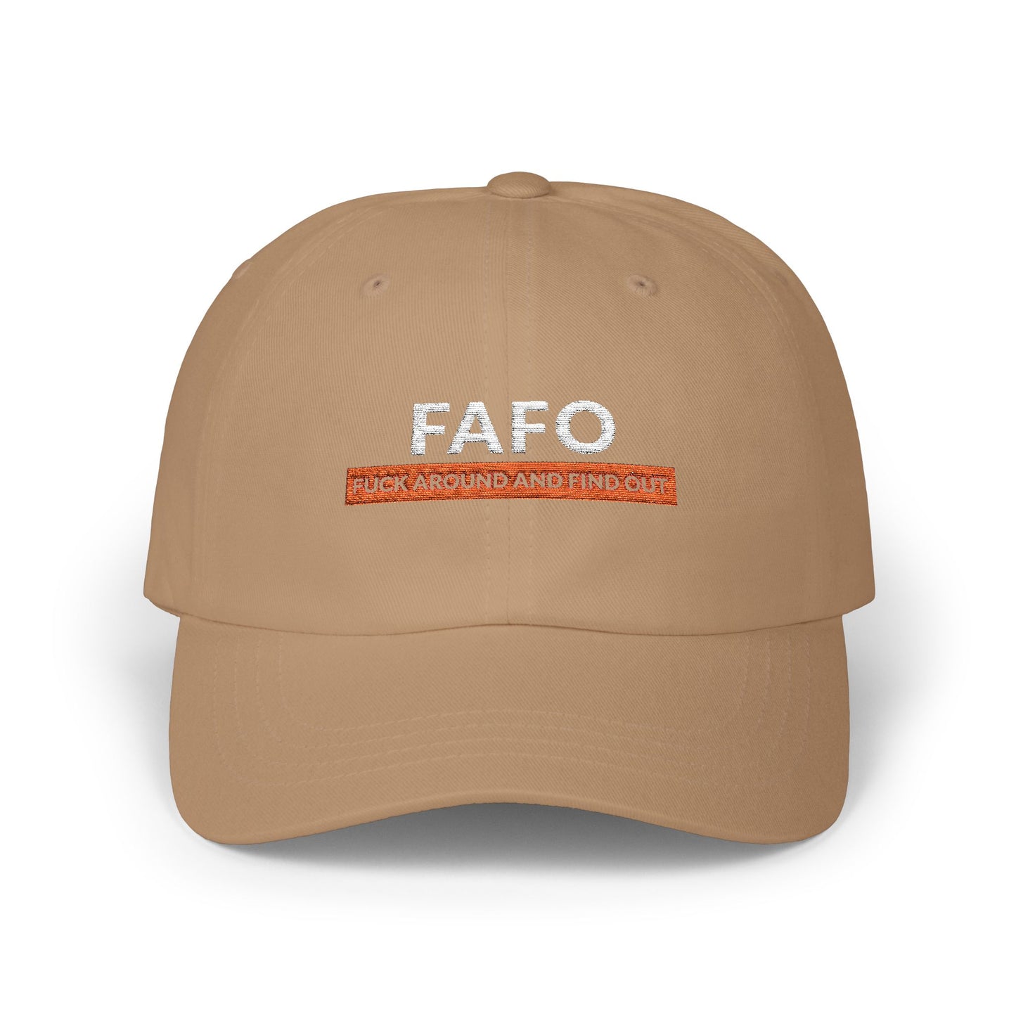 "FAFO" Classic Dad Cap