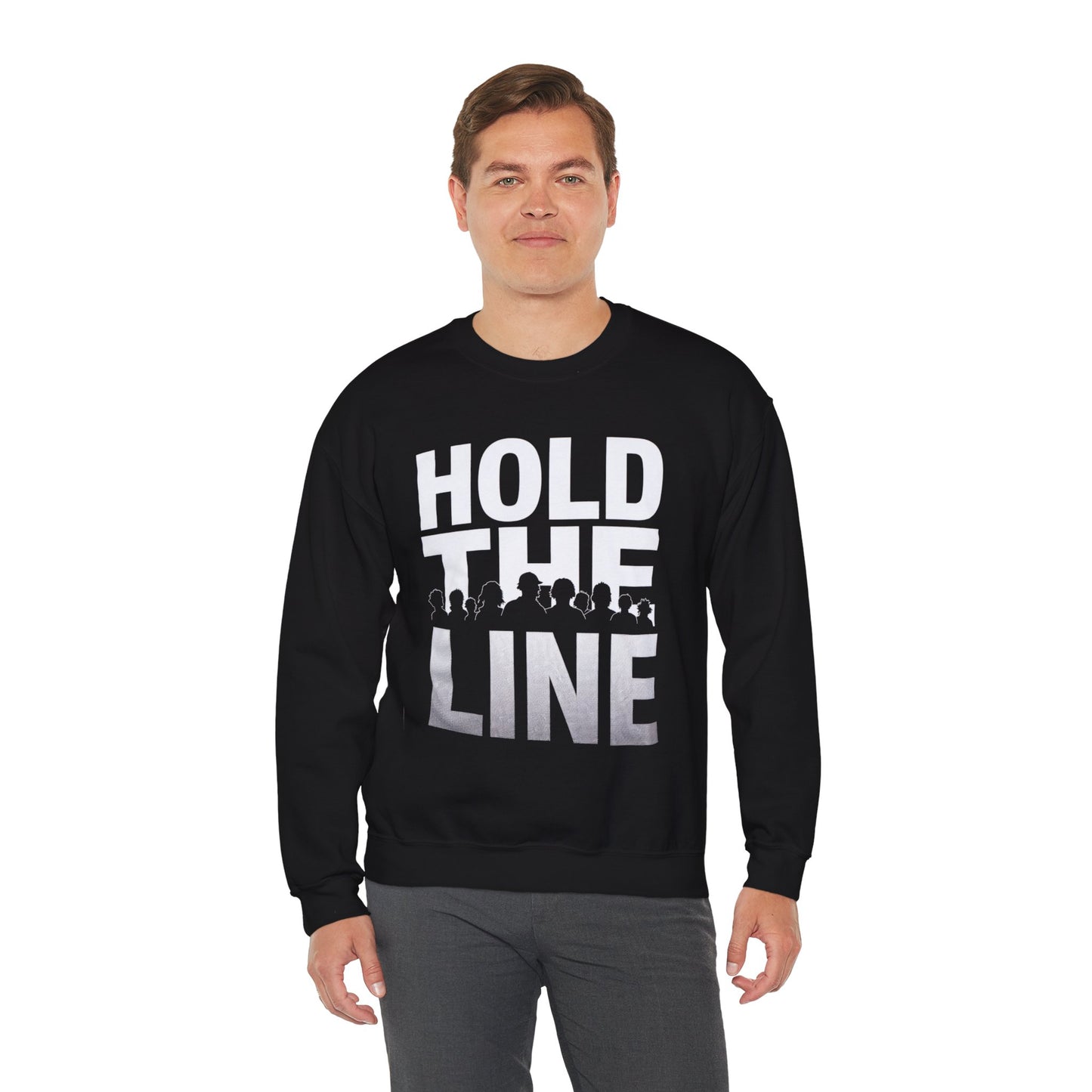 "Hold the Line" Unisex Crewneck Sweatshirt