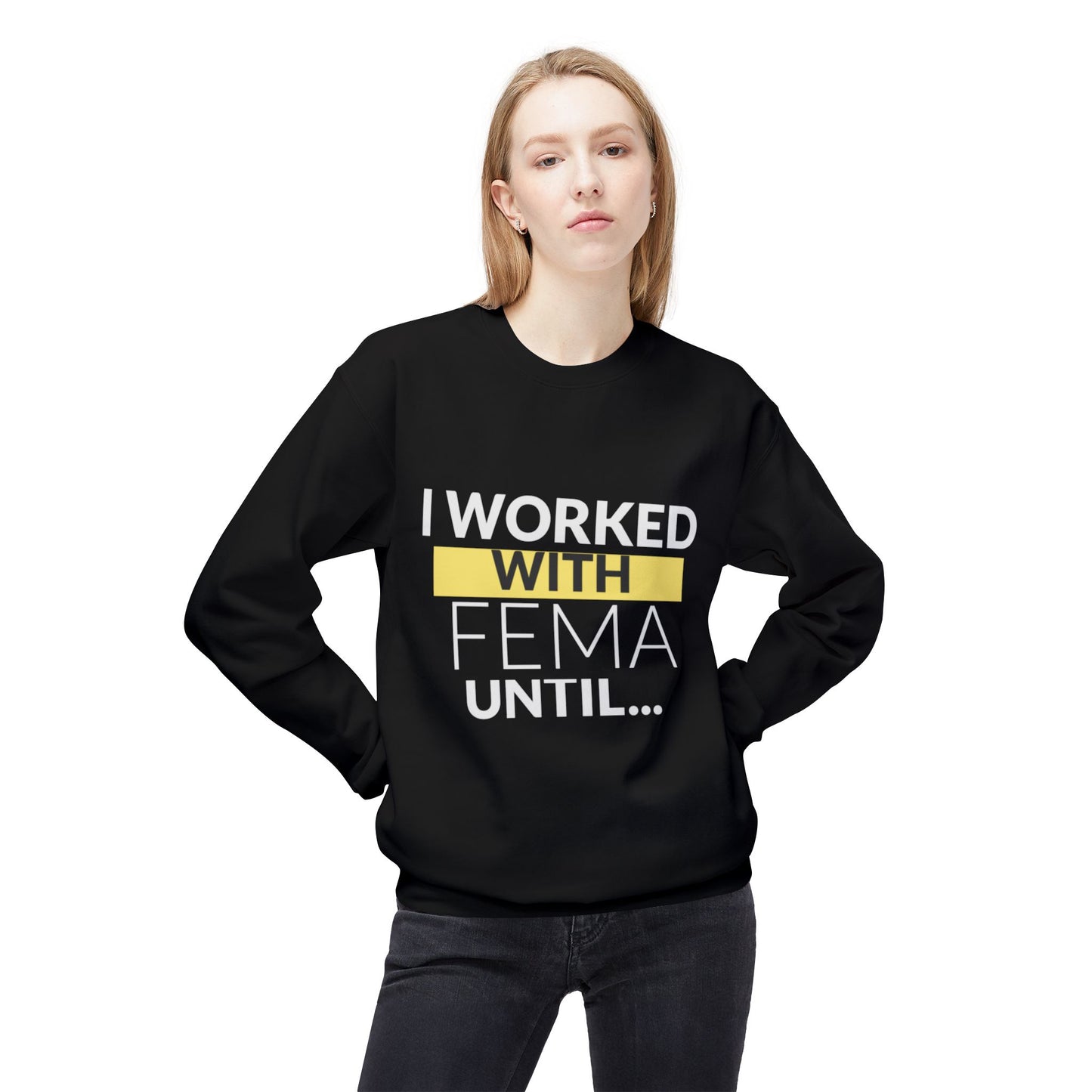 "FEMA" Unisex Midweight Softstyle Fleece Crewneck Sweatshirt