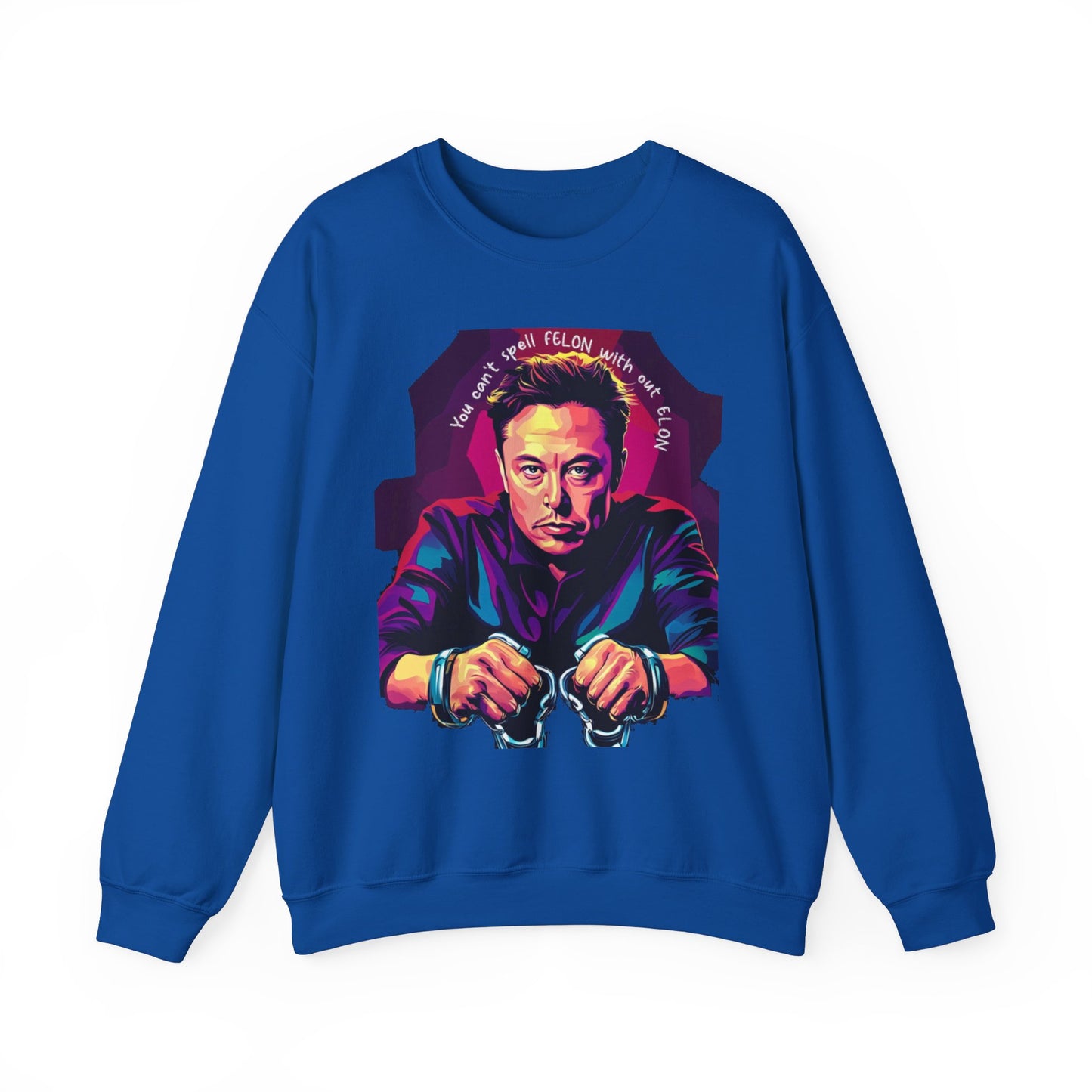 "F-Elon" Unisex Heavy Blend™ Crewneck Sweatshirt