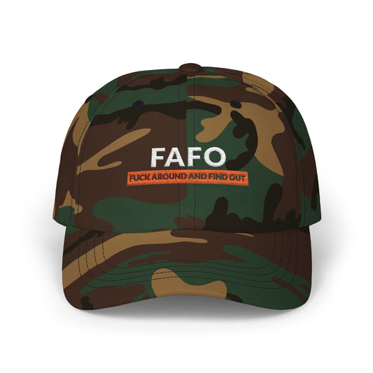 "FAFO" Classic Dad Cap