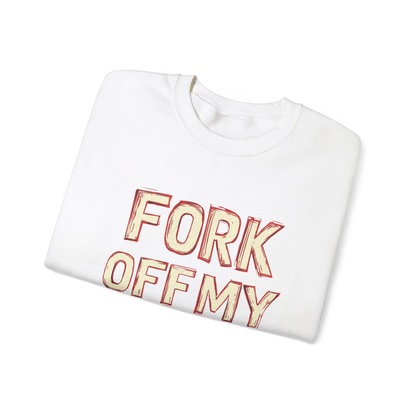 "Fork Off My Job" Unisex Heavy Blend™ Crewneck Sweatshirt