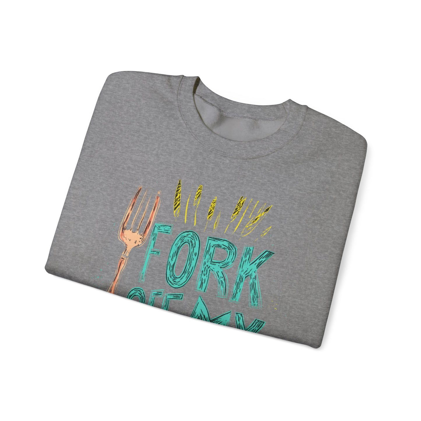 "Fork off my Job" Unisex Heavy Blend™ Crewneck Sweatshirt