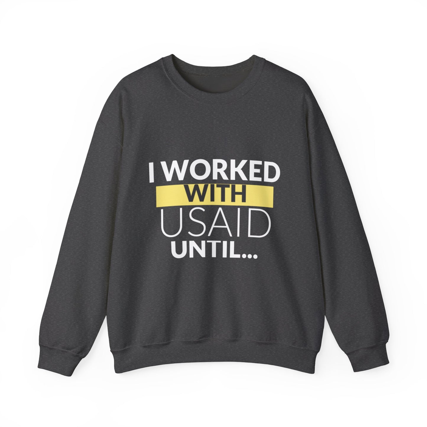 "USAID" Unisex Heavy Blend™ Crewneck Sweatshirt