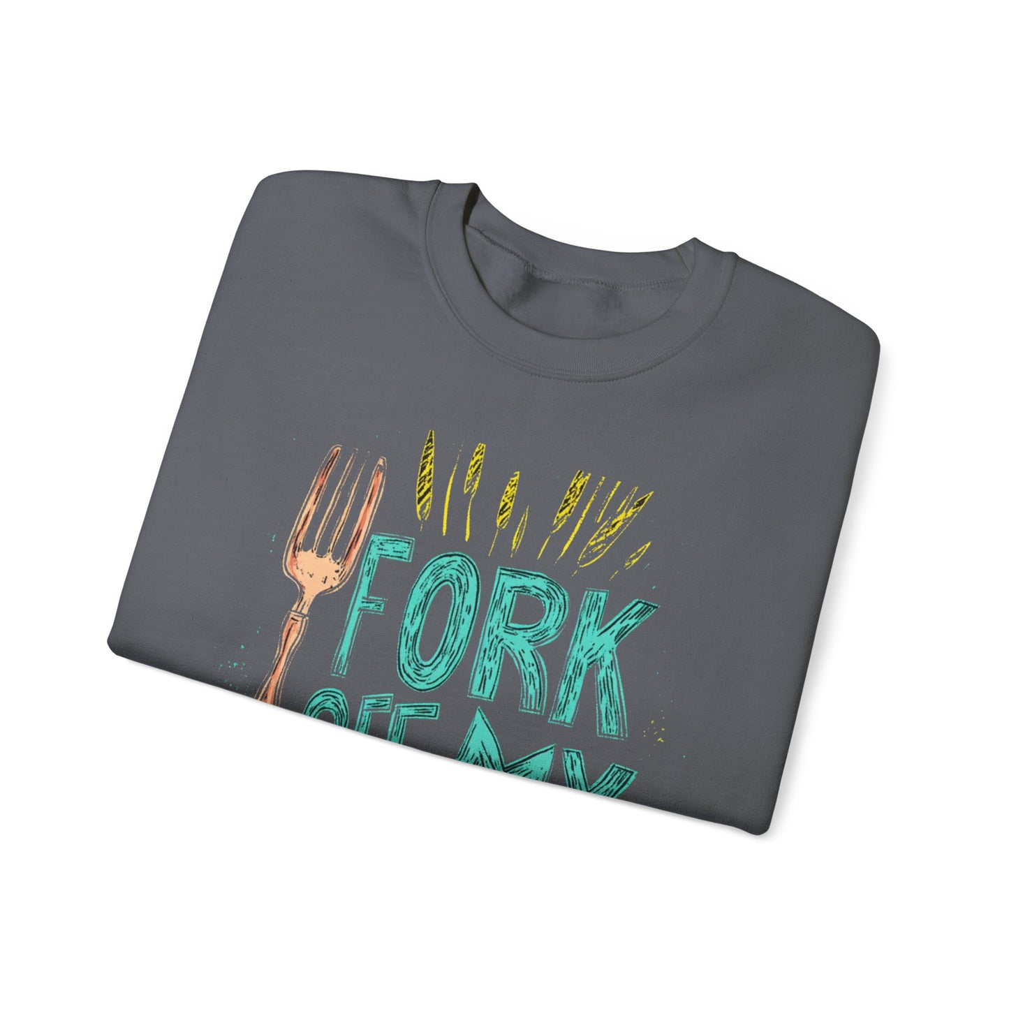 "Fork off my Job" Unisex Heavy Blend™ Crewneck Sweatshirt