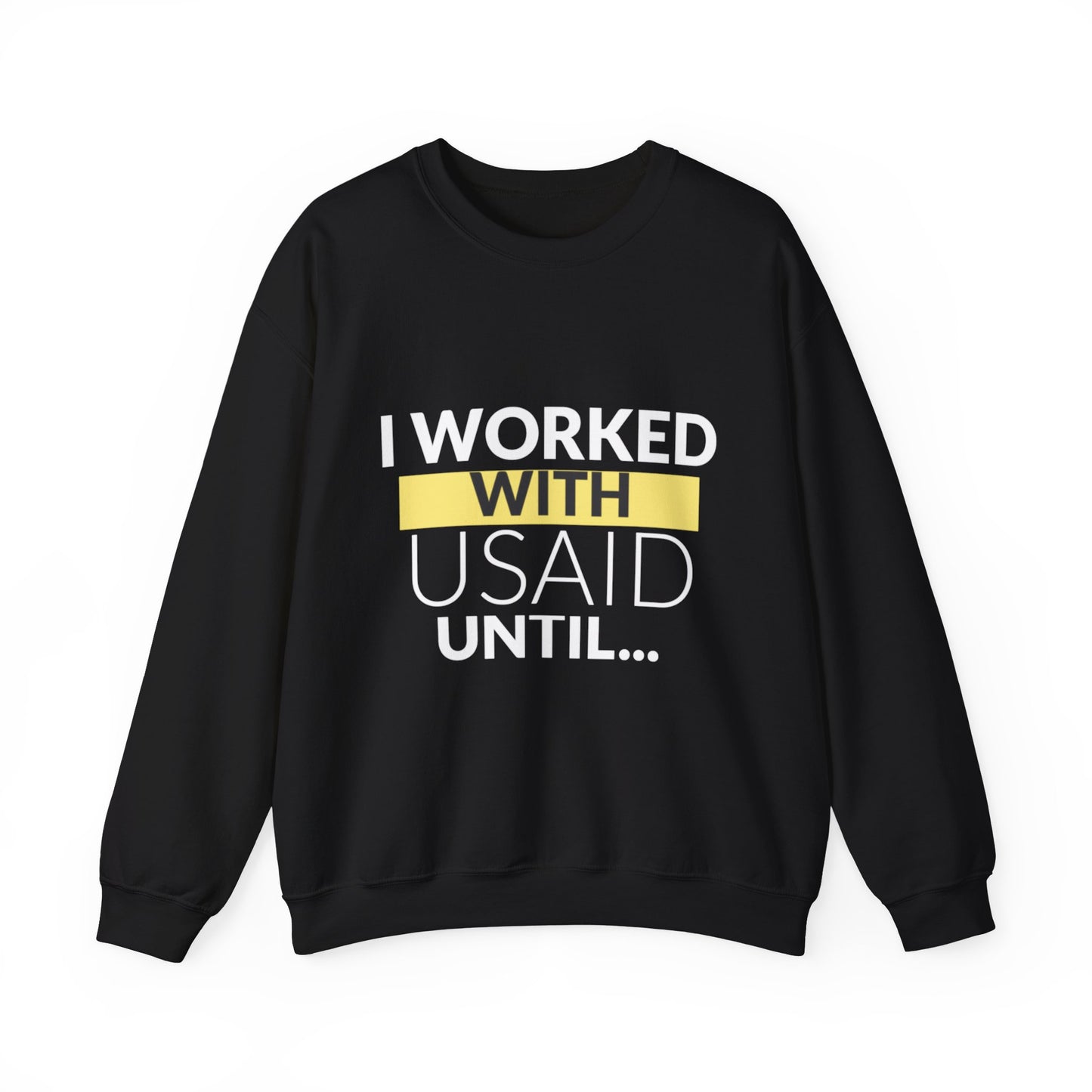 "USAID" Unisex Heavy Blend™ Crewneck Sweatshirt