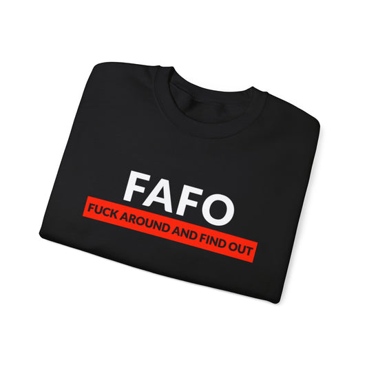 "FAFO" Unisex Heavy Blend™ Crewneck Sweatshirt