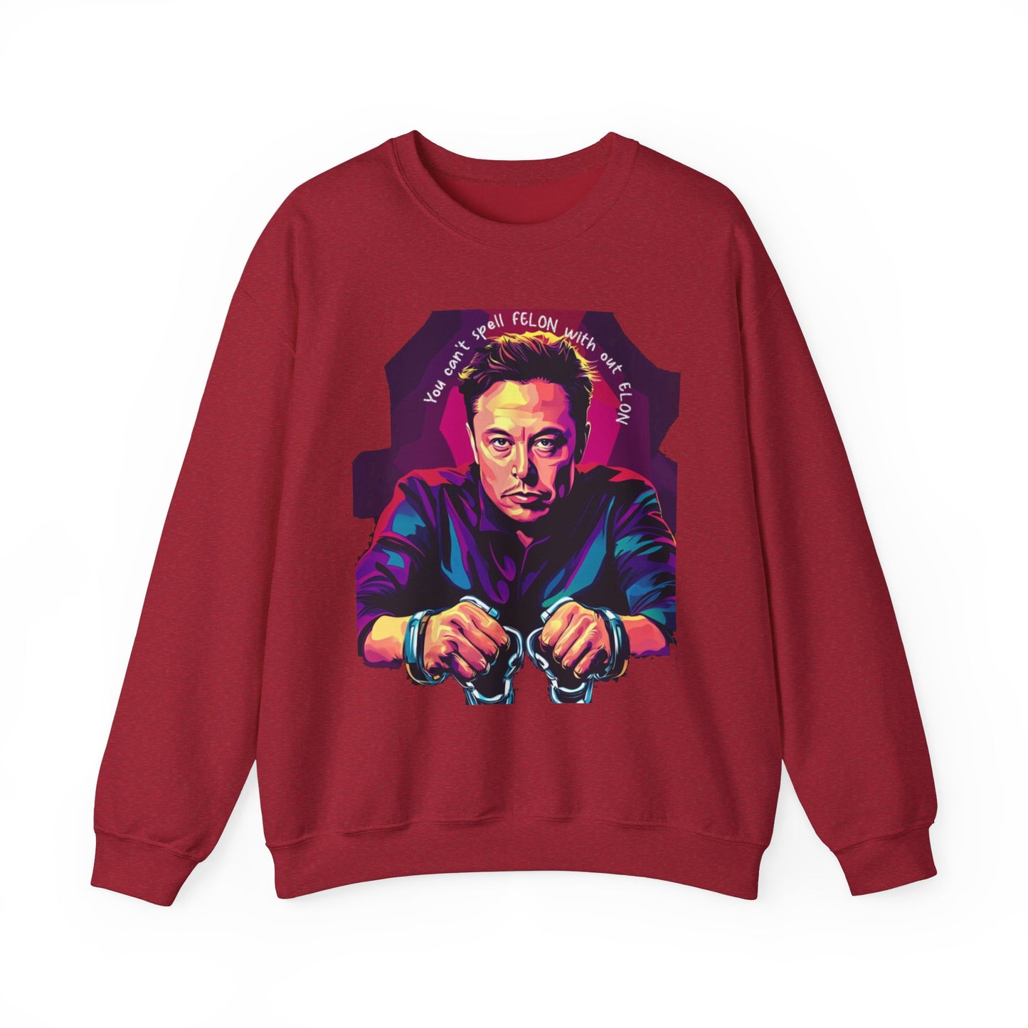 "F-Elon" Unisex Heavy Blend™ Crewneck Sweatshirt