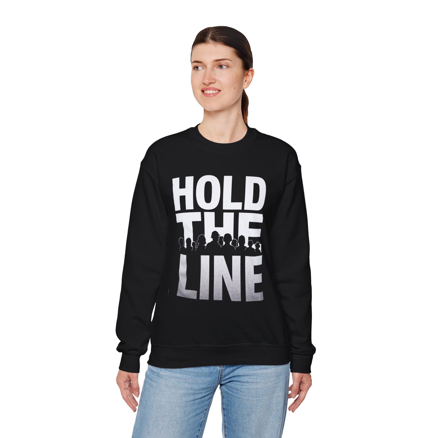 "Hold the Line" Unisex Crewneck Sweatshirt