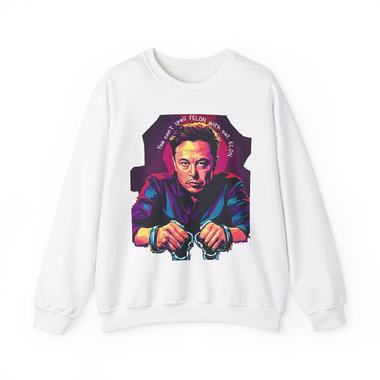 "F-Elon" Unisex Heavy Blend™ Crewneck Sweatshirt