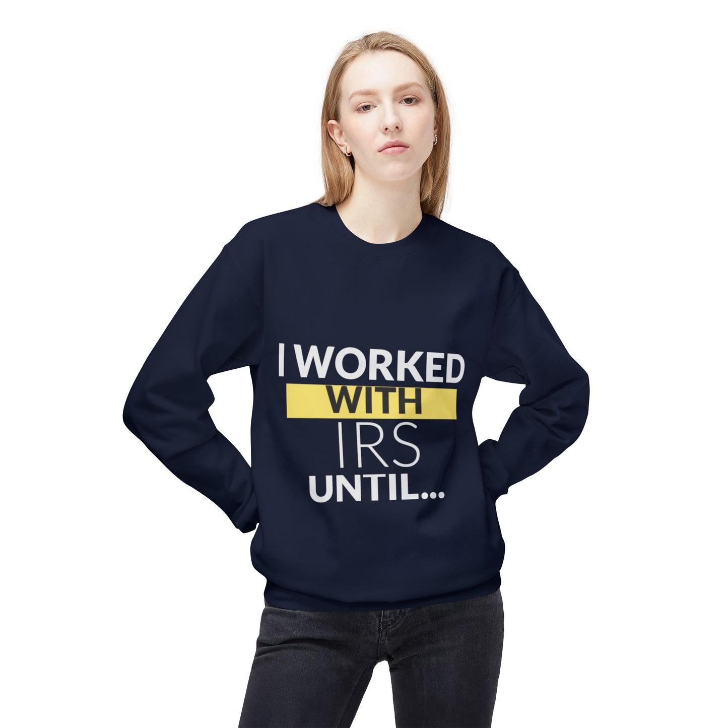 "IRS" Unisex Midweight Softstyle Fleece Crewneck Sweatshirt